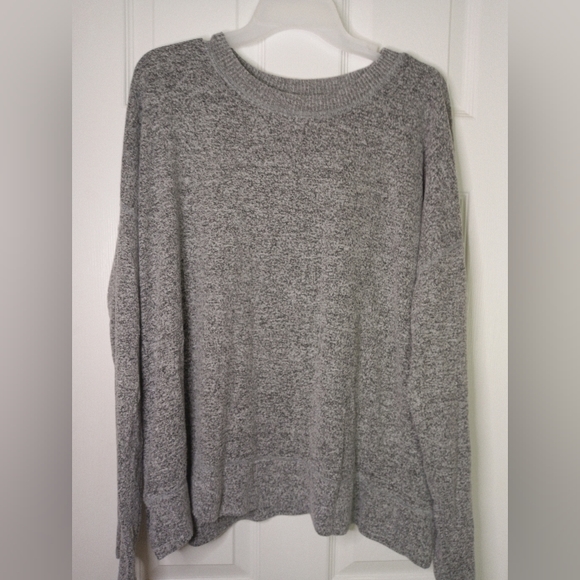Lucky Brand Sweaters - Lucky Brand Super Soft Slouchy Boxy Marled Long Sleeve Sweater Size XXL